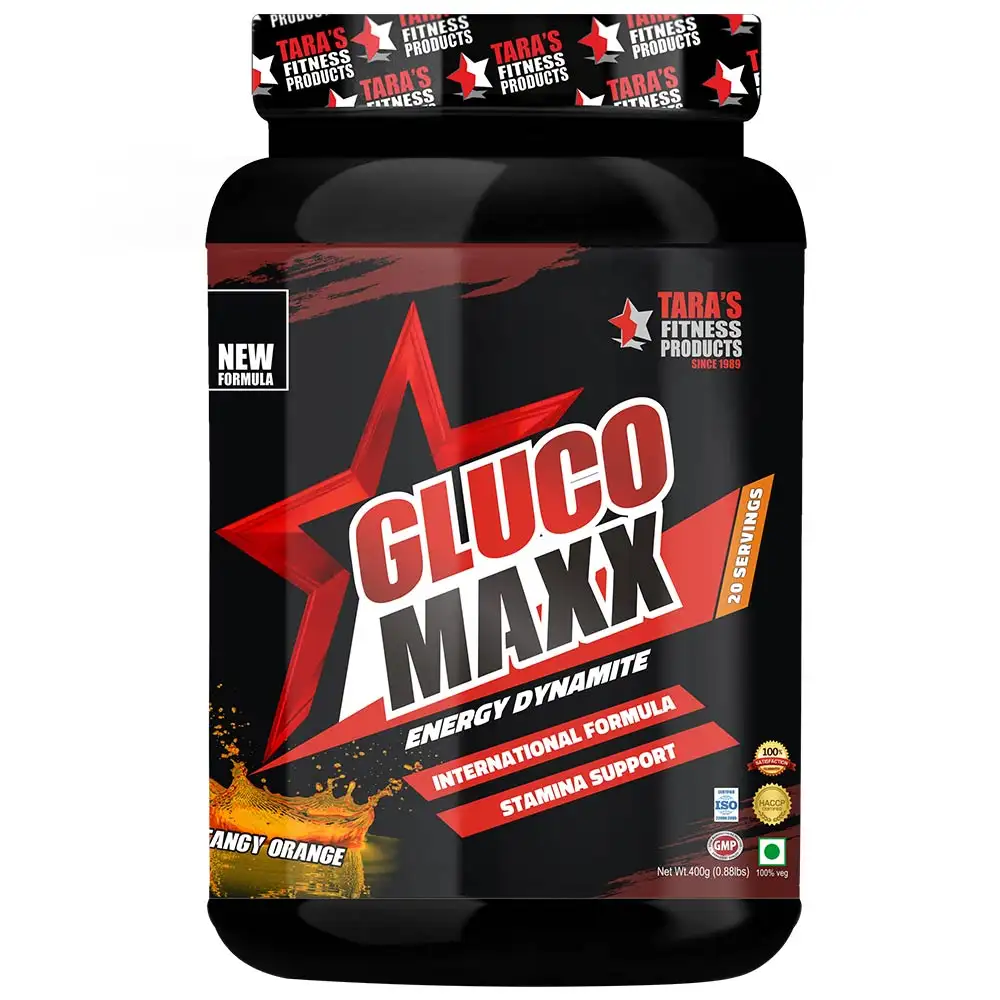 Tara Fitness Products Gluco Maxx (Energy Drink),  0.4 kg  Orange