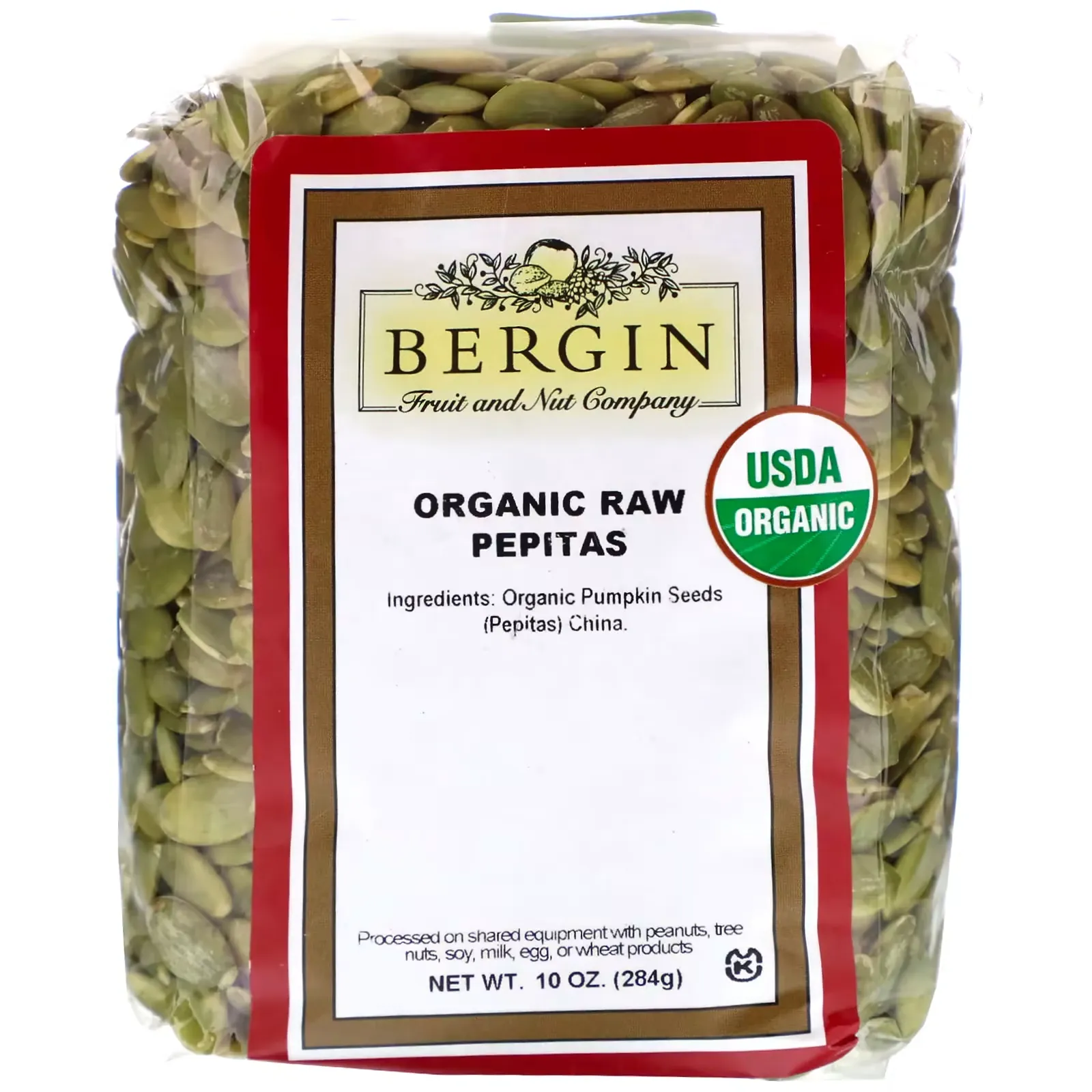 Organic Raw Pepitas, 10 oz (284 g)