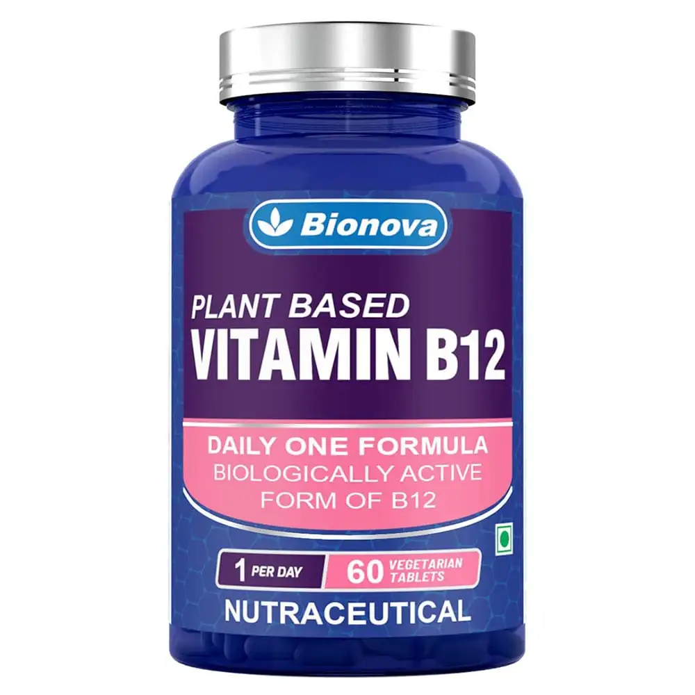 Bionova Plant Based Vitamin B12,  60 tablet(s)  Unflavoured