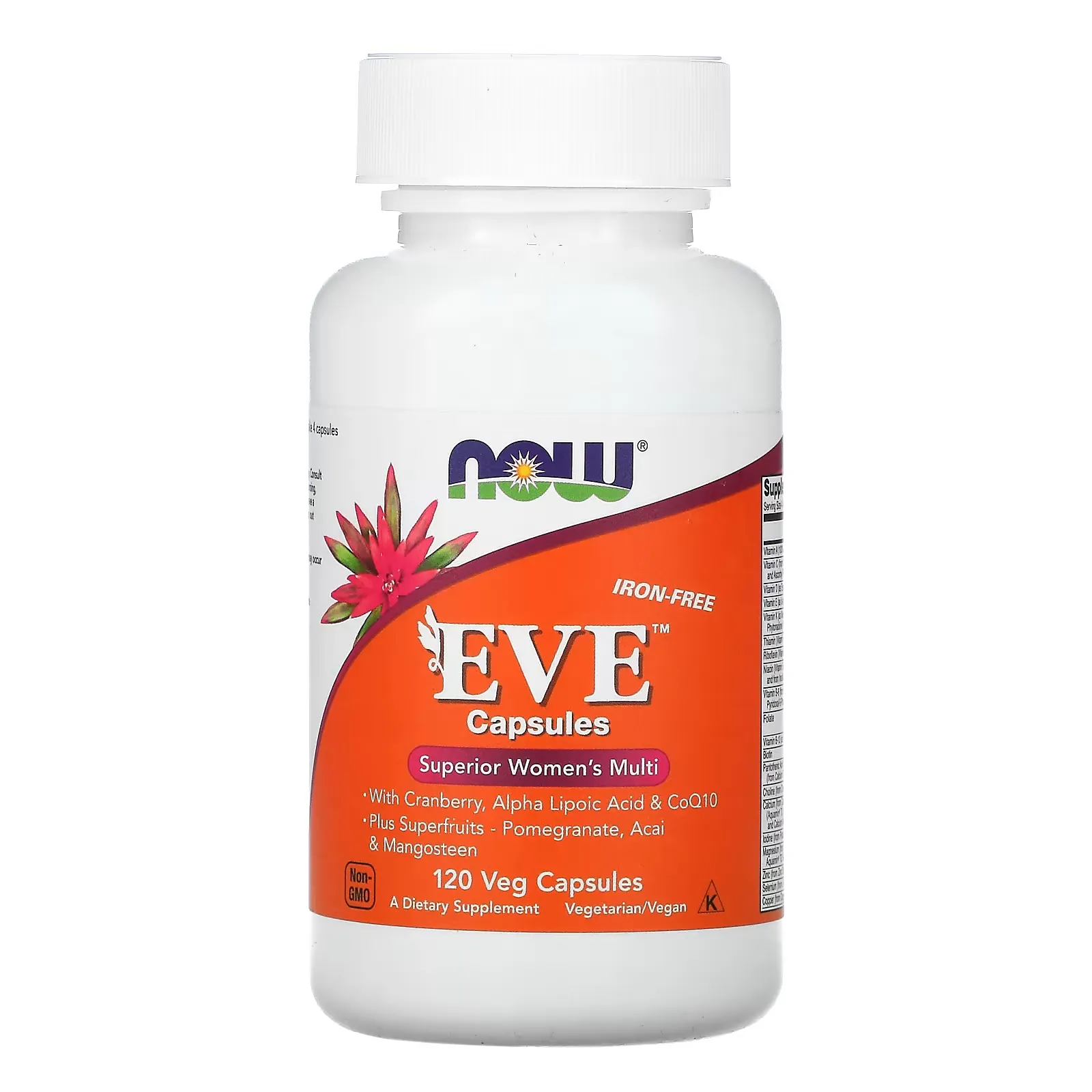 Eve Capsules, Superior Women's Multi, Iron-Free, 120 Veg Capsules