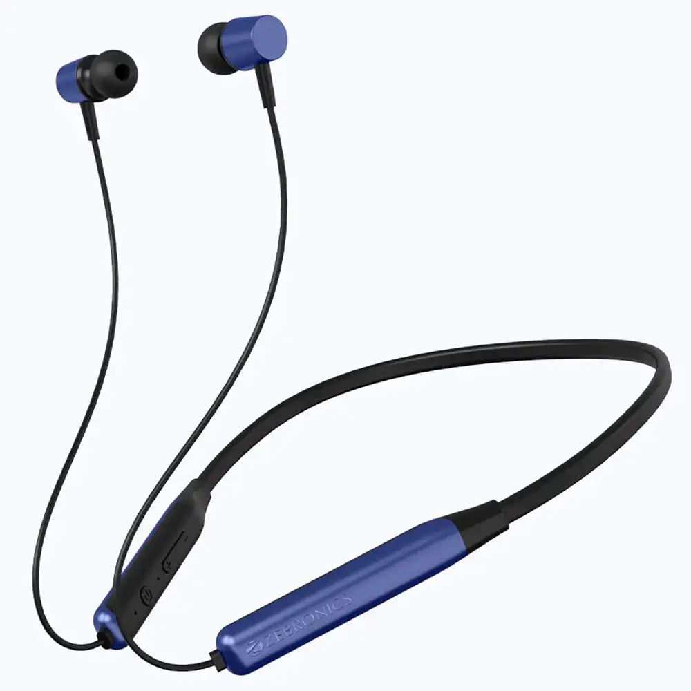 Zebronics Zeb-Lark Wireless Bluetooth Headset,  Blue