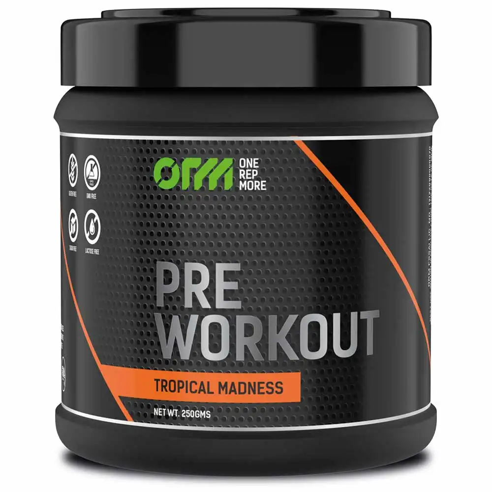 One Rep More Pre-Workout,  0.55 lb  Tropical Madness