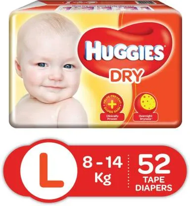 Huggies New Dry Large Size Diapers