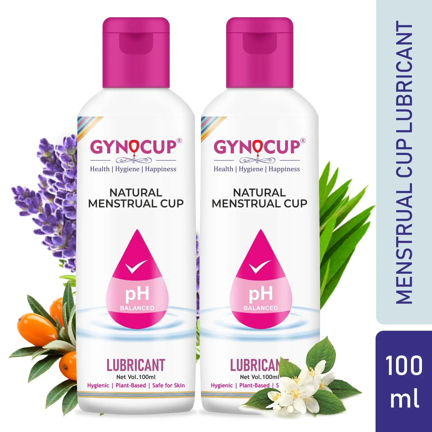 Gynocup Menstrual Cup Lubricant Water Based & Ph Balanced (Pack Of 2)