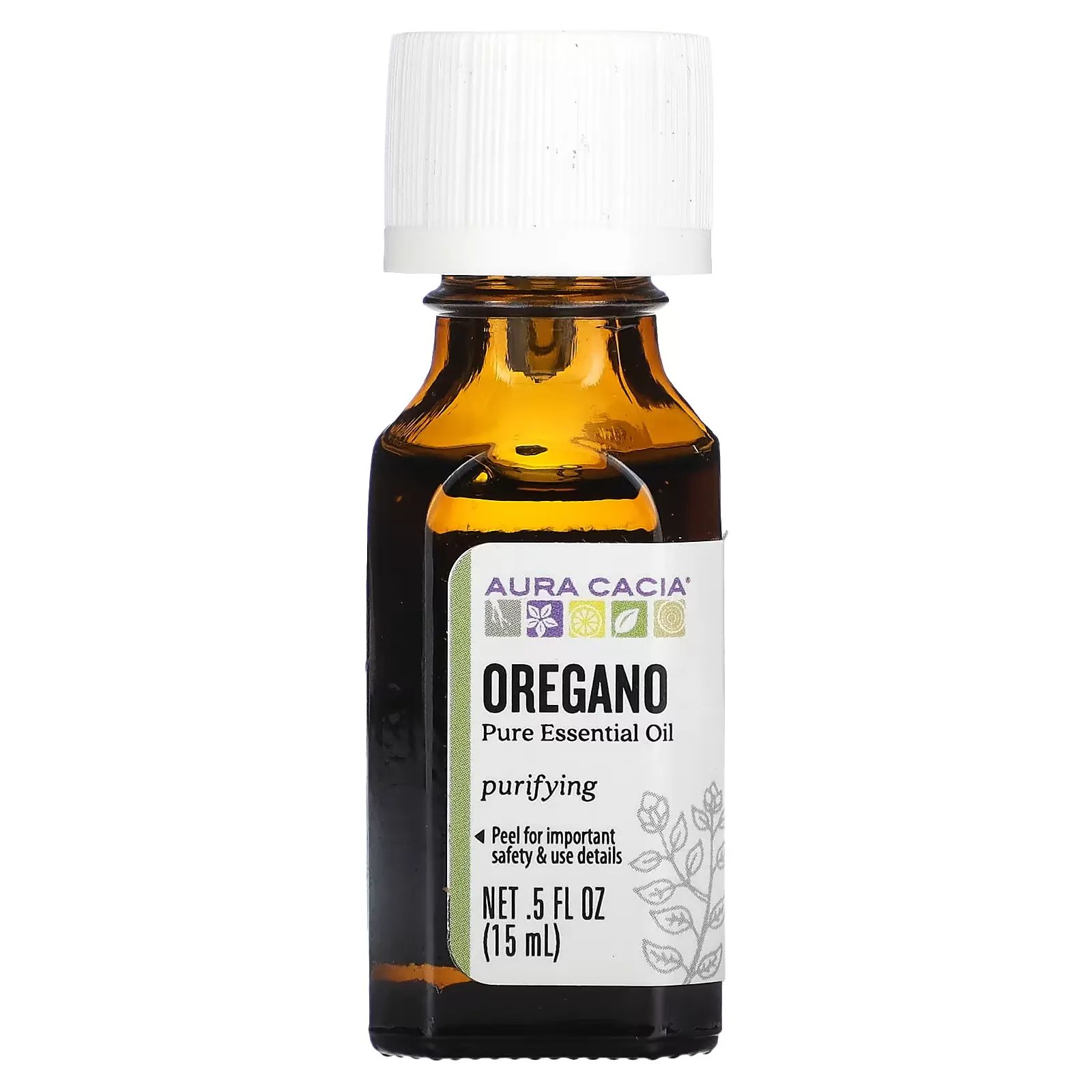 Pure Essential Oil, Oregano, 0.5 fl oz (15 ml)