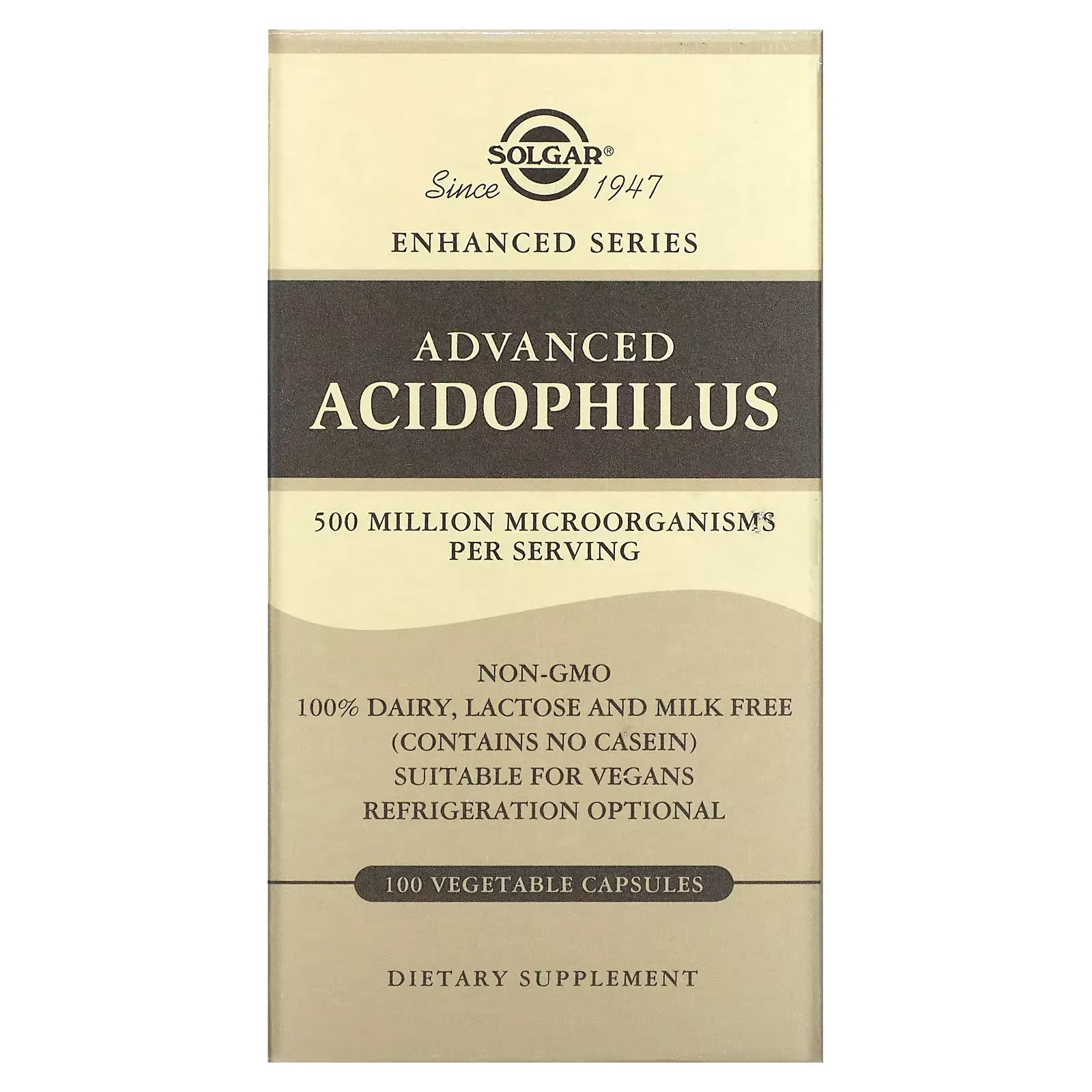 Advanced Acidophilus, 100 Vegetable Capsules