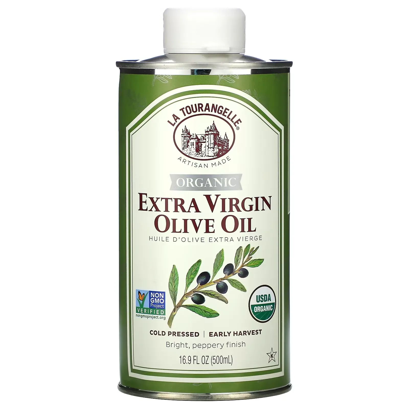 Organic Extra Virgin Olive Oil, 16.9 fl oz (500 ml)