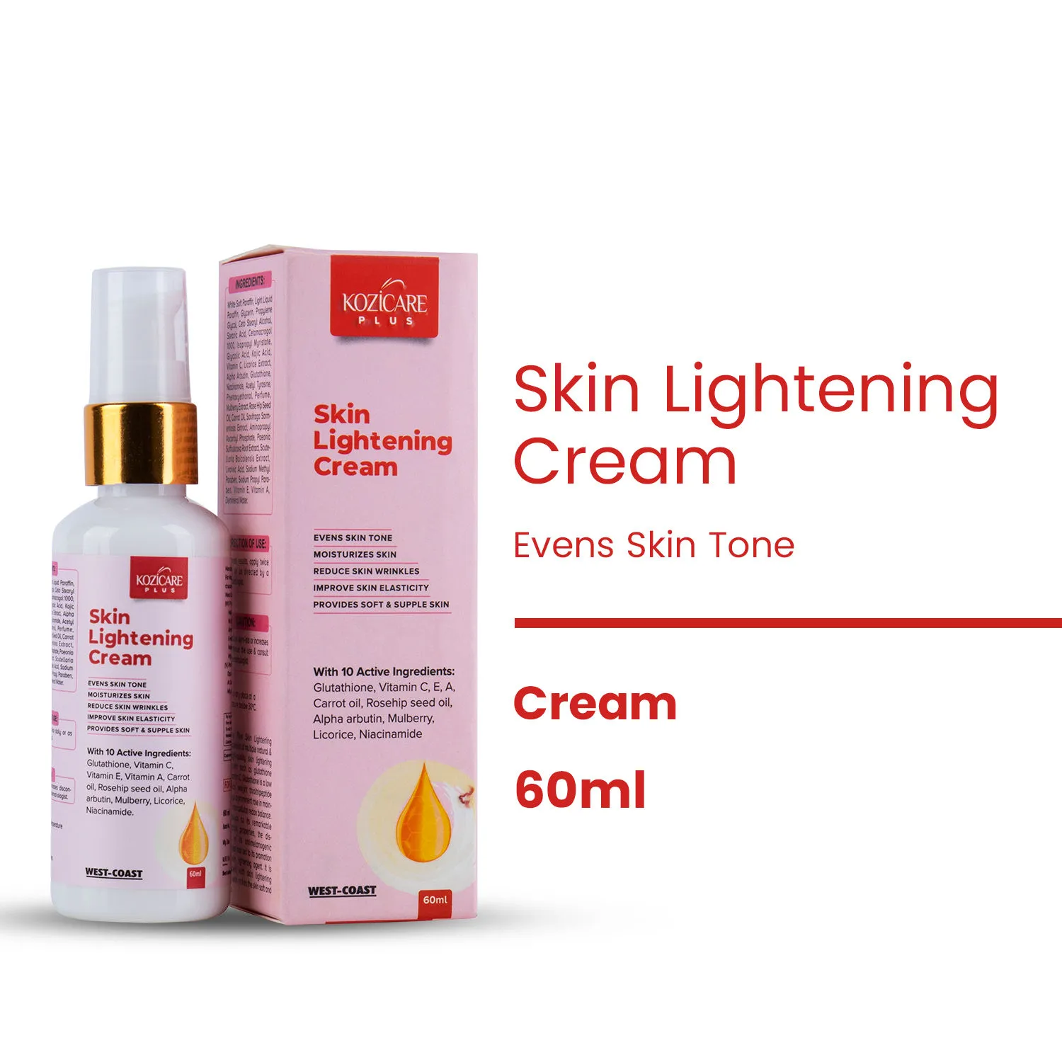 Kozicare Plus Skin Lightening Cream