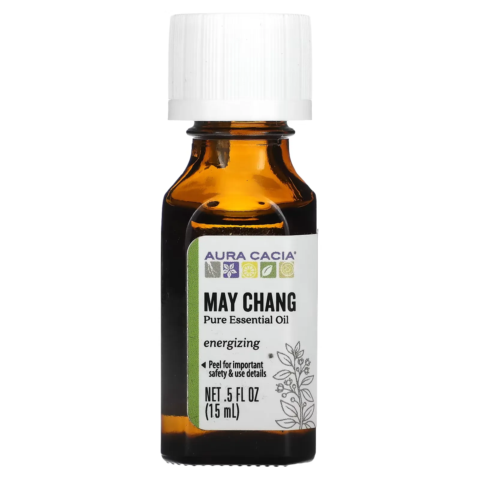 Pure Essential Oil, May Chang, 0.5 fl oz (15 ml)