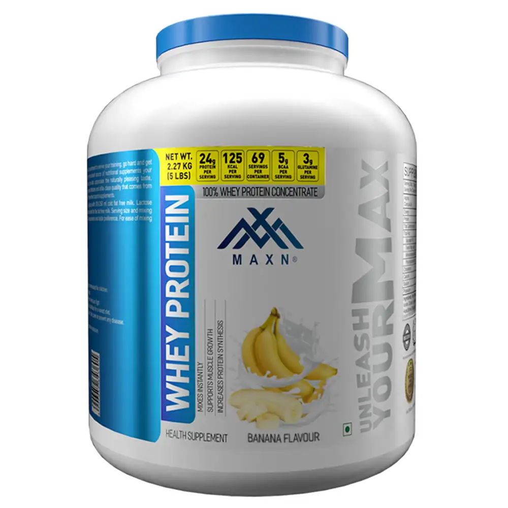 Maxn Whey Protein,  5 lb  Banana