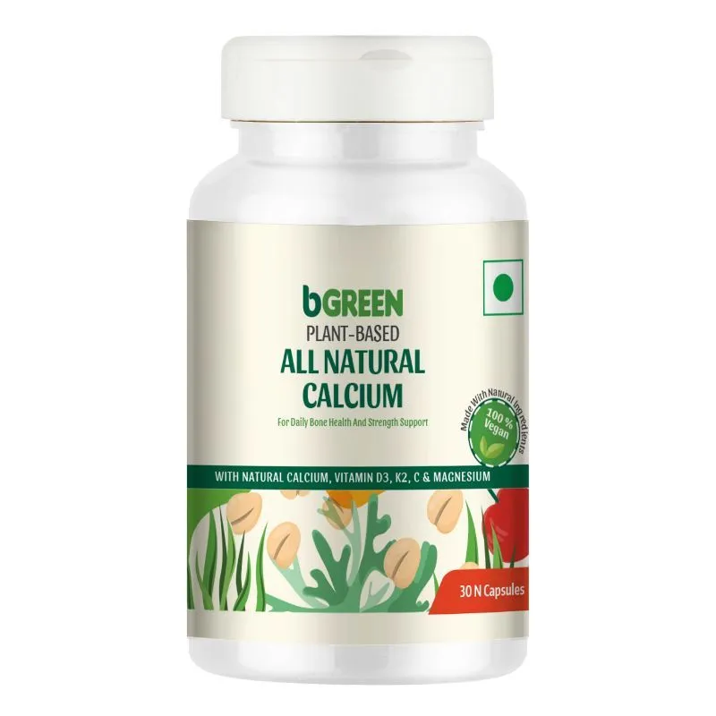 bGREEN By Muscleblaze Plant Based All Natural Calcium Supplements