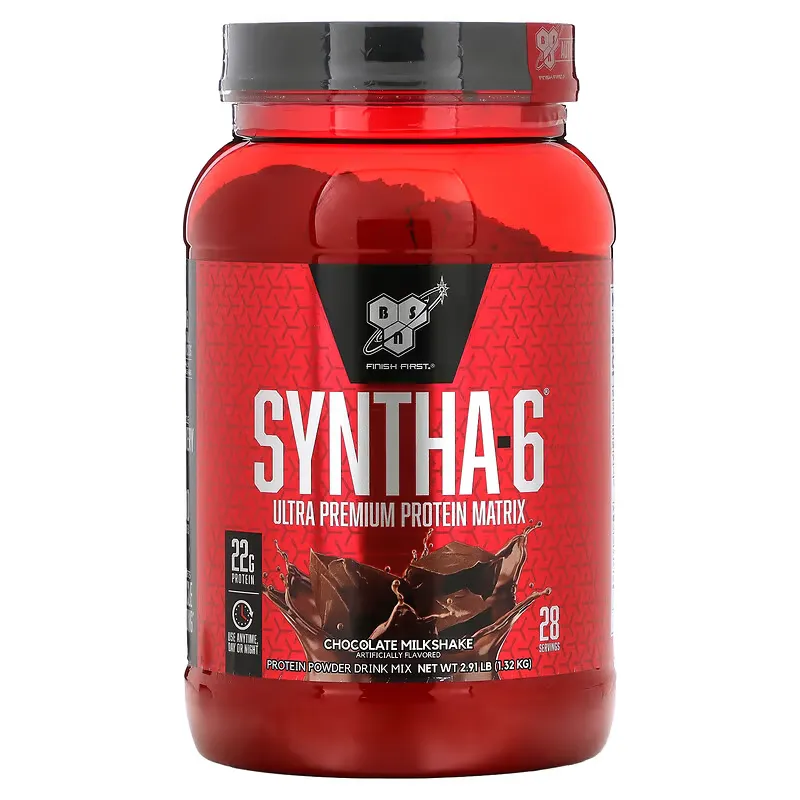 Syntha-6, Ultra Premium Protein Matrix, Chocolate Milkshake, 2.91 lb (1.32 kg)