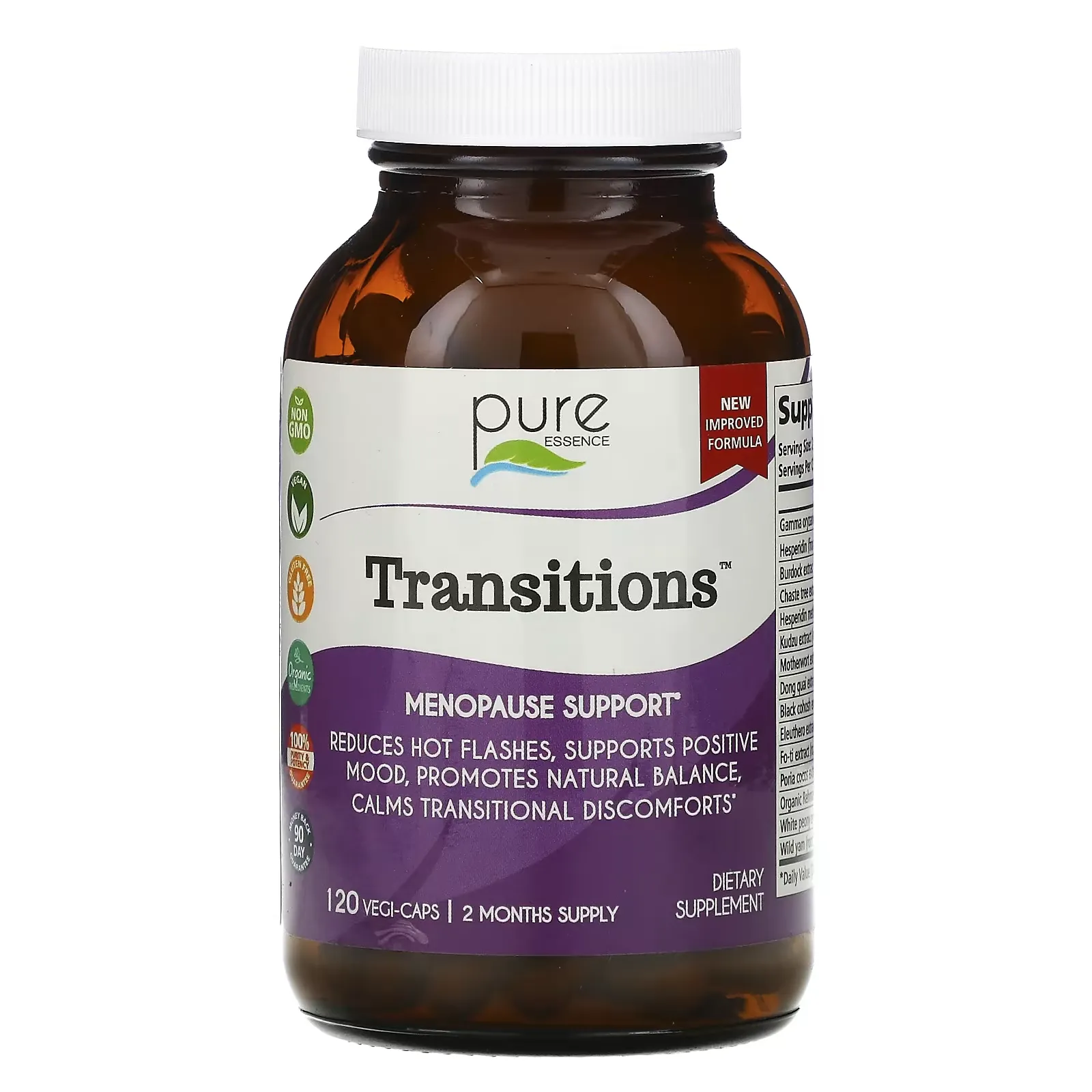 Transitions, Menopause Support, 120 Vegi-Caps