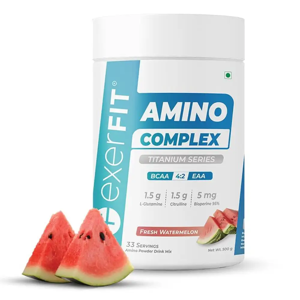 exerFIT Amino Complex,  1.1 lb  33 Servings  Watermelon