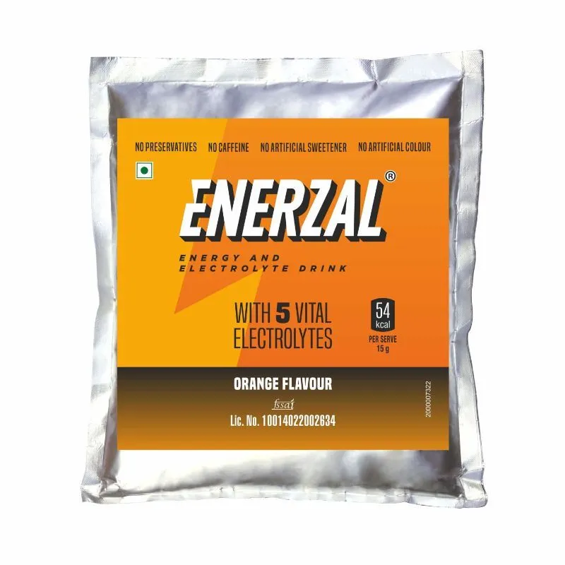 Enerzal Energy And Electrolyte Drink - Orange Flavour