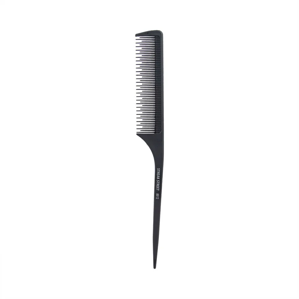 Streak Street Ss-8612 Medium Dense Teeth Tail-Comb For Hair Styling