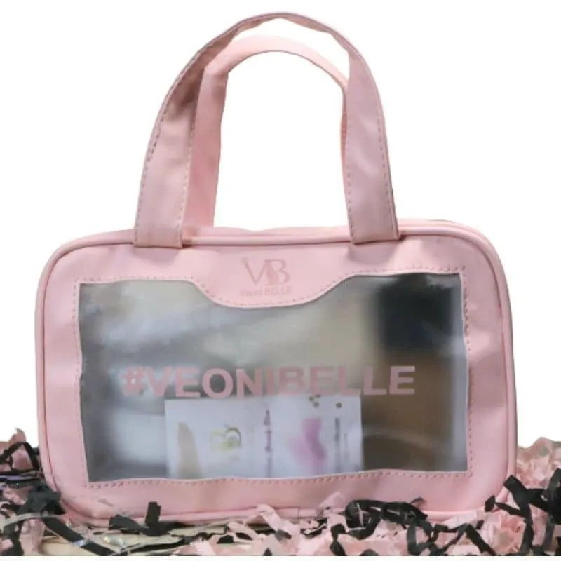 Veoni Belle Veoni Belle Makeup Bag Set - Pink