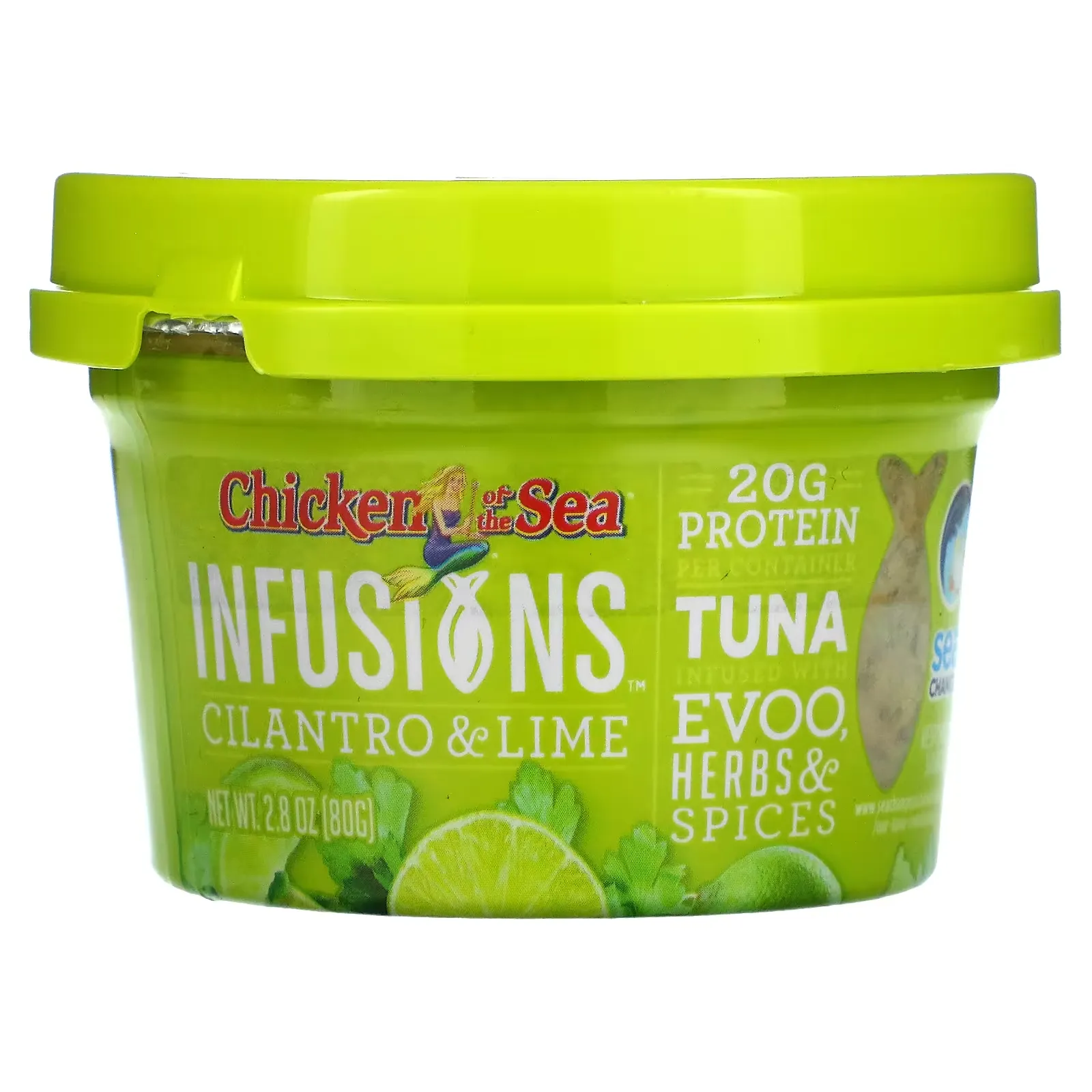 Infusions Wild Caught Tuna, Cilantro & Lime, 2.8 oz (80 g)