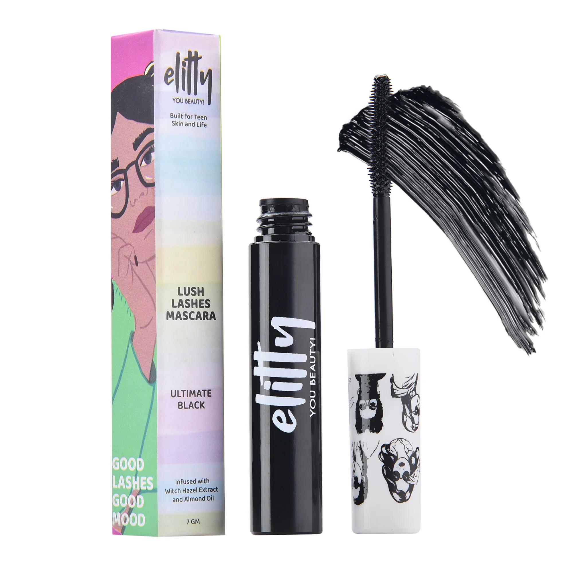 Elitty Lush Lashes Mascara - Ultimate Black