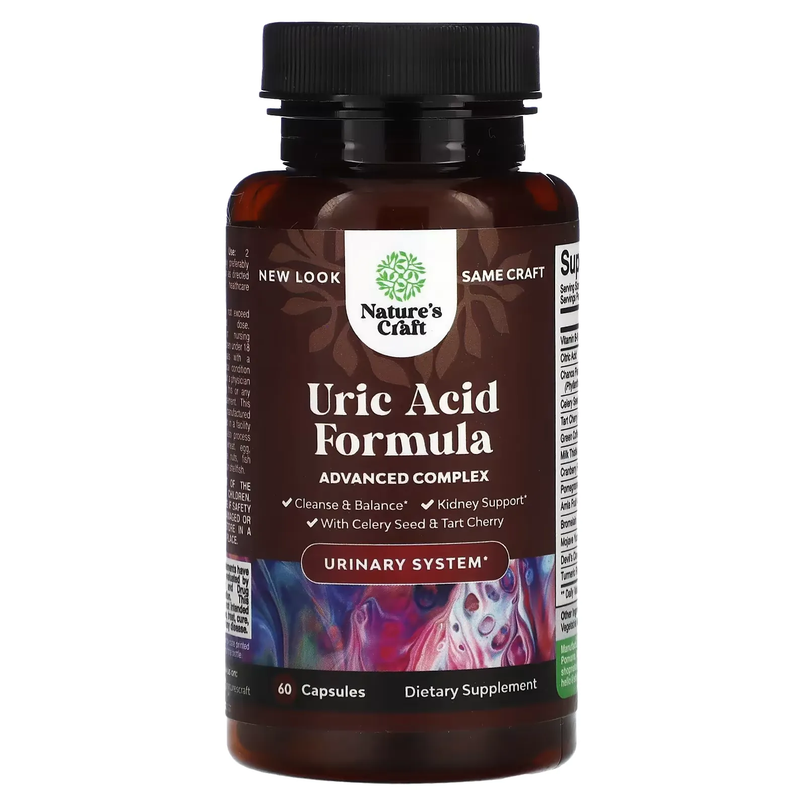 Uric Acid Formula, 60 Capsules