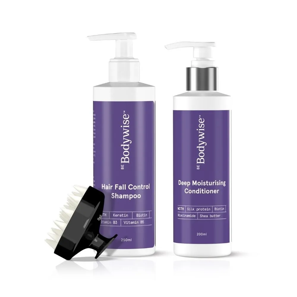 Be Bodywise Complete Hair Fall Control Kit (Massager + AHS + Conditioner)