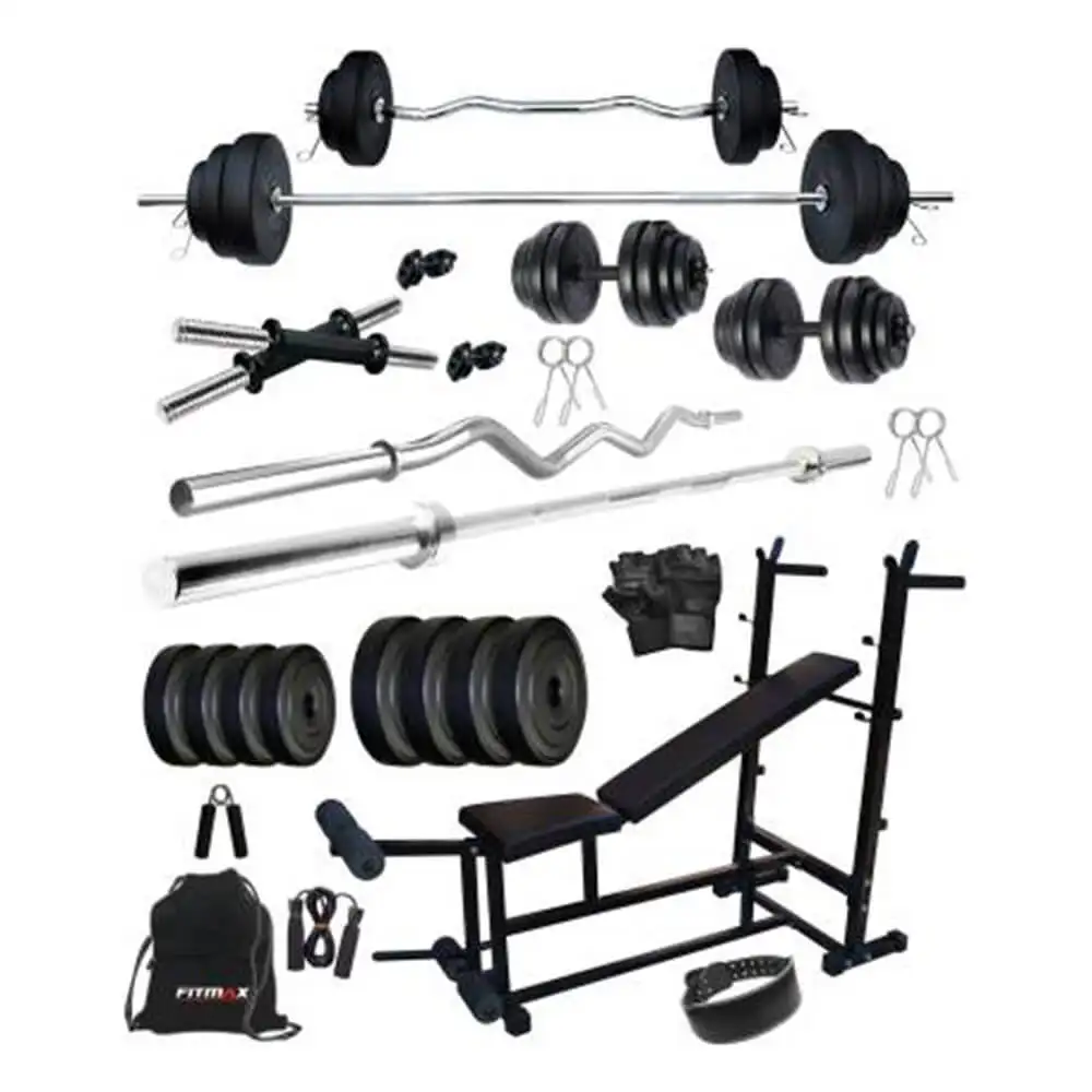 Fitmax PVC 72KG COMBO 26 SL Home Gym Kit