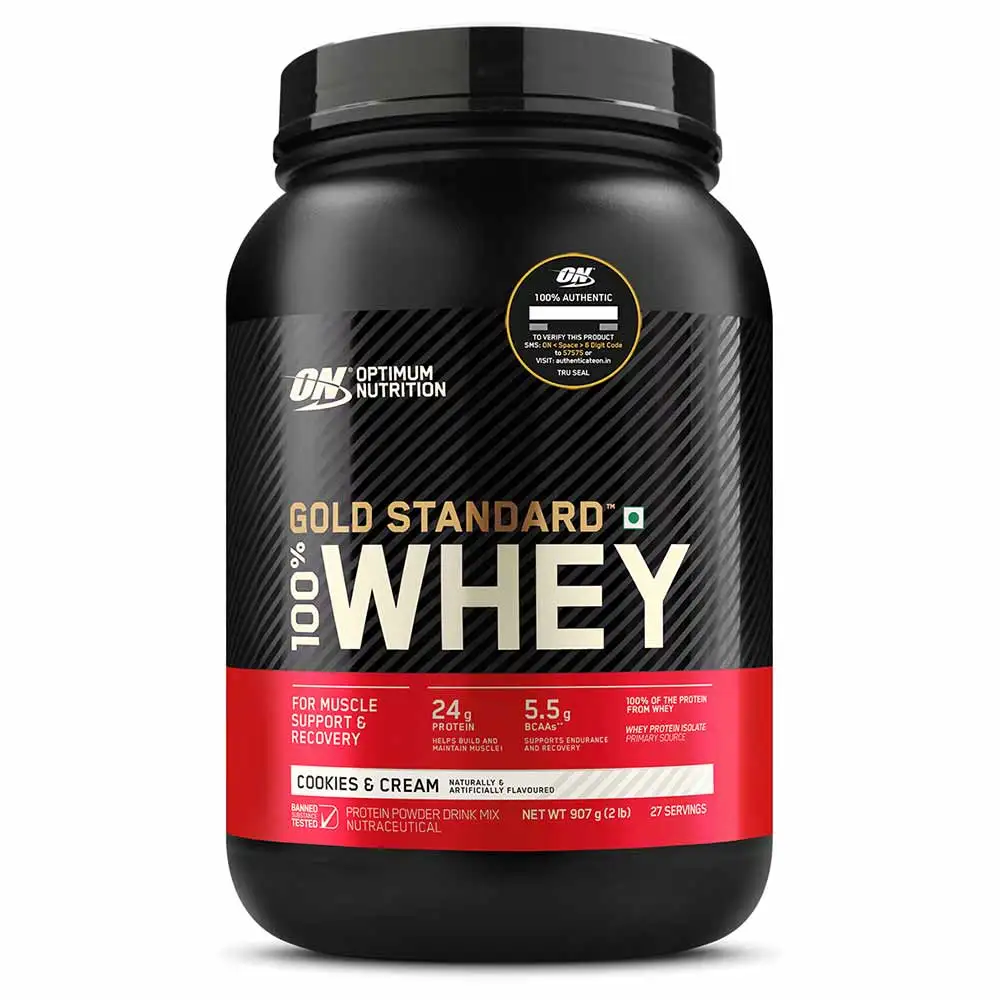 ON (Optimum Nutrition) Gold Standard 100% Whey Protein,  2 lb  Cookies & Cream