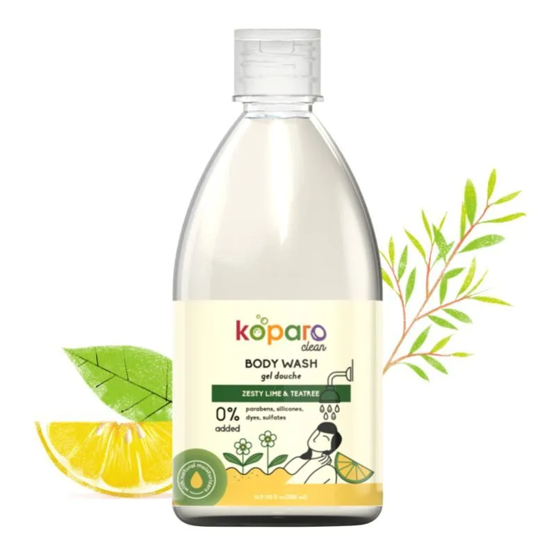 Koparo Zesty Lime & Teatree Body Wash