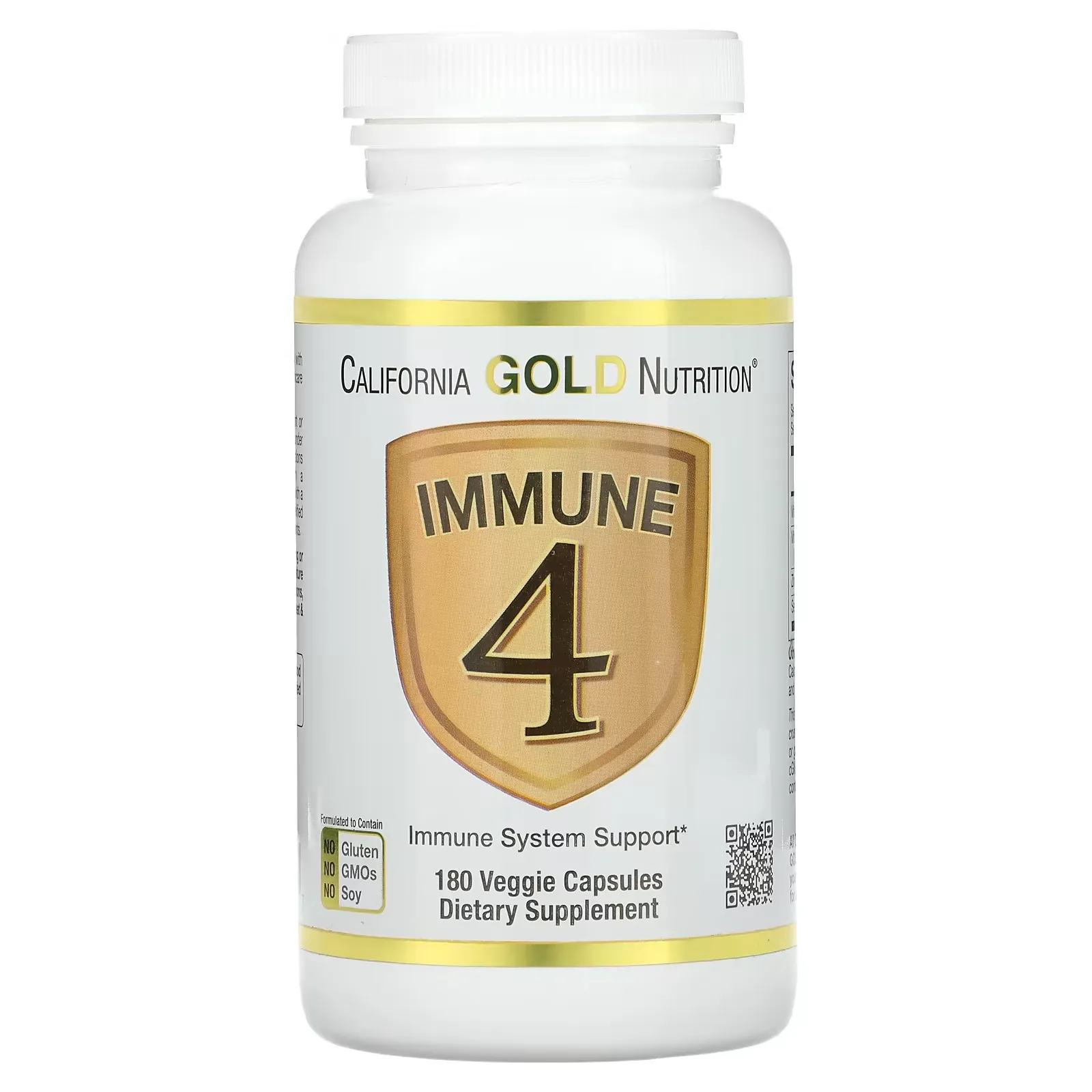 Immune 4, Immune System Support, 180 Veggie Capsules