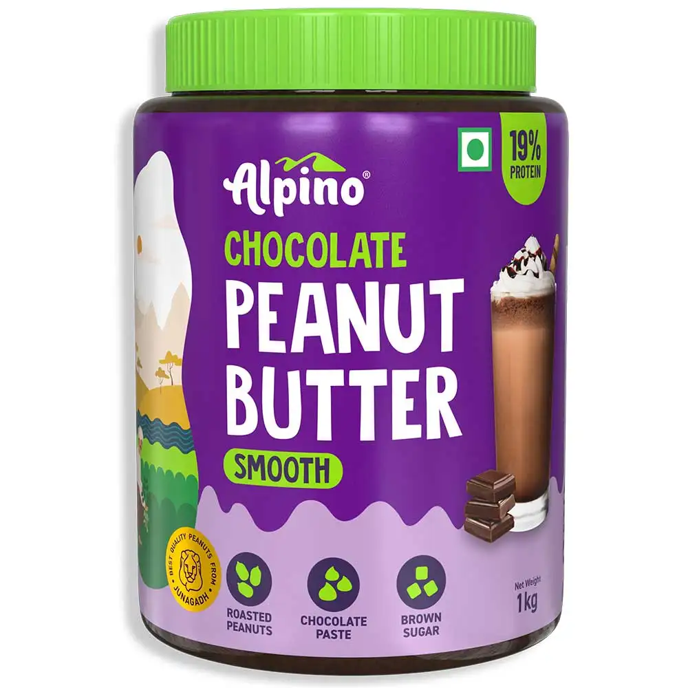 Alpino Peanut Butter,  1 kg  Chocolate Smooth