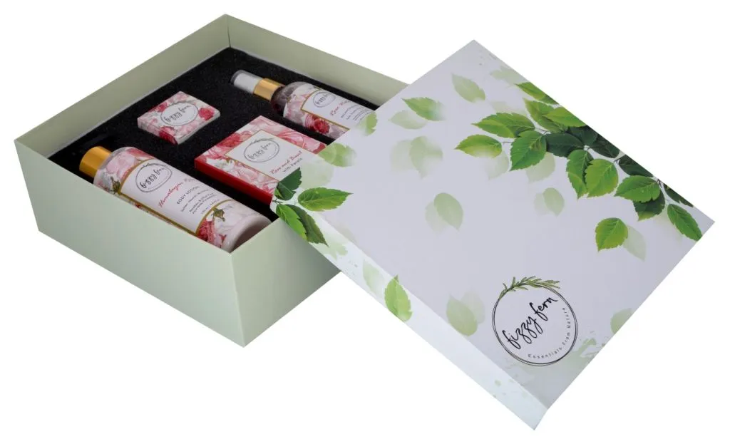 Fizzy Fern Himalayan Rose Collection Gift Box