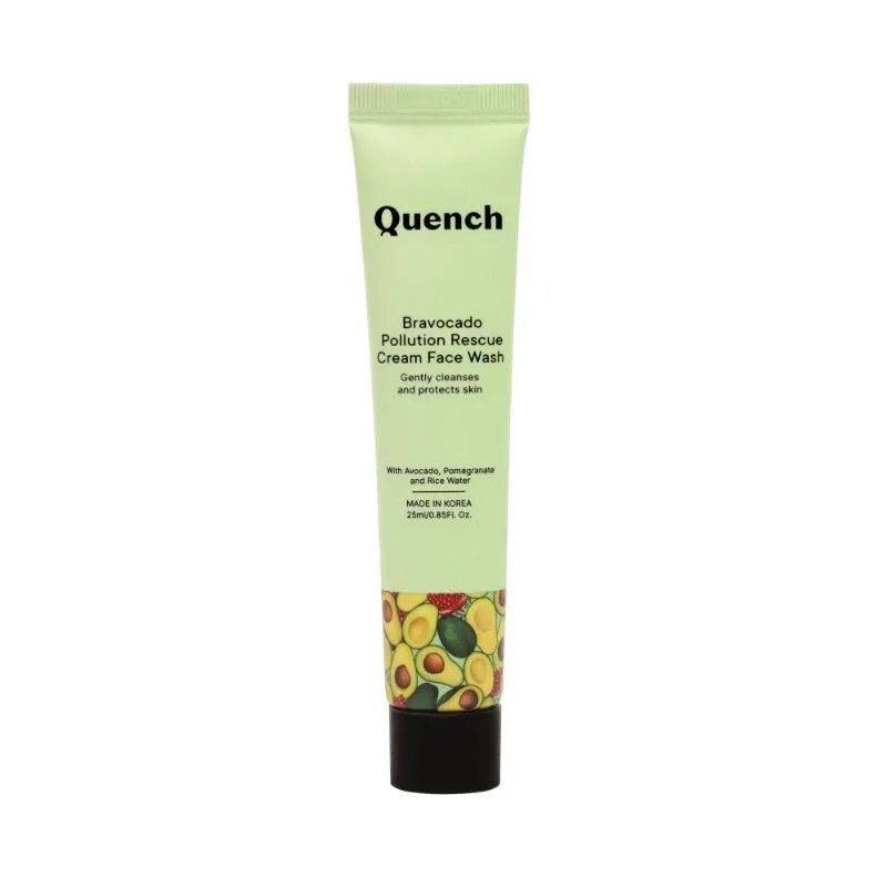 Quench Botanics Bravocado Pollution Rescue Cream Face Wash