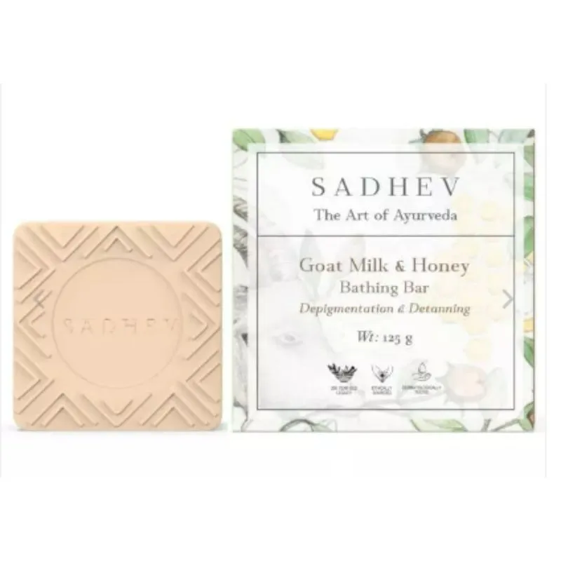 Sadhev Goat Milk & Honey Bathing Bar