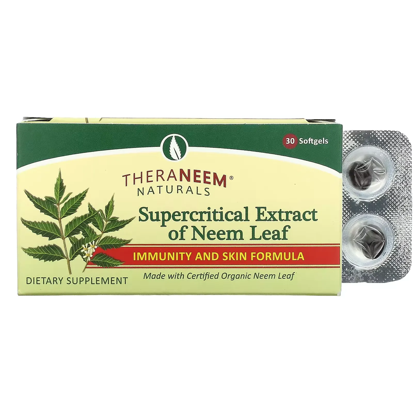 TheraNeem Naturals, Supercritical Extract of Neem Leaf, 30 Softgels