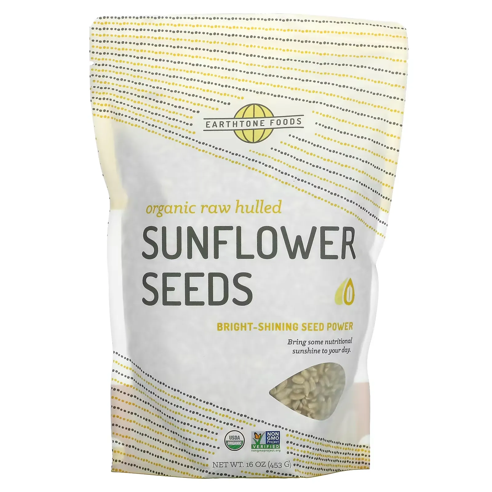 Organic Raw Hulled Sunflower Seeds, 16 oz (453 g)