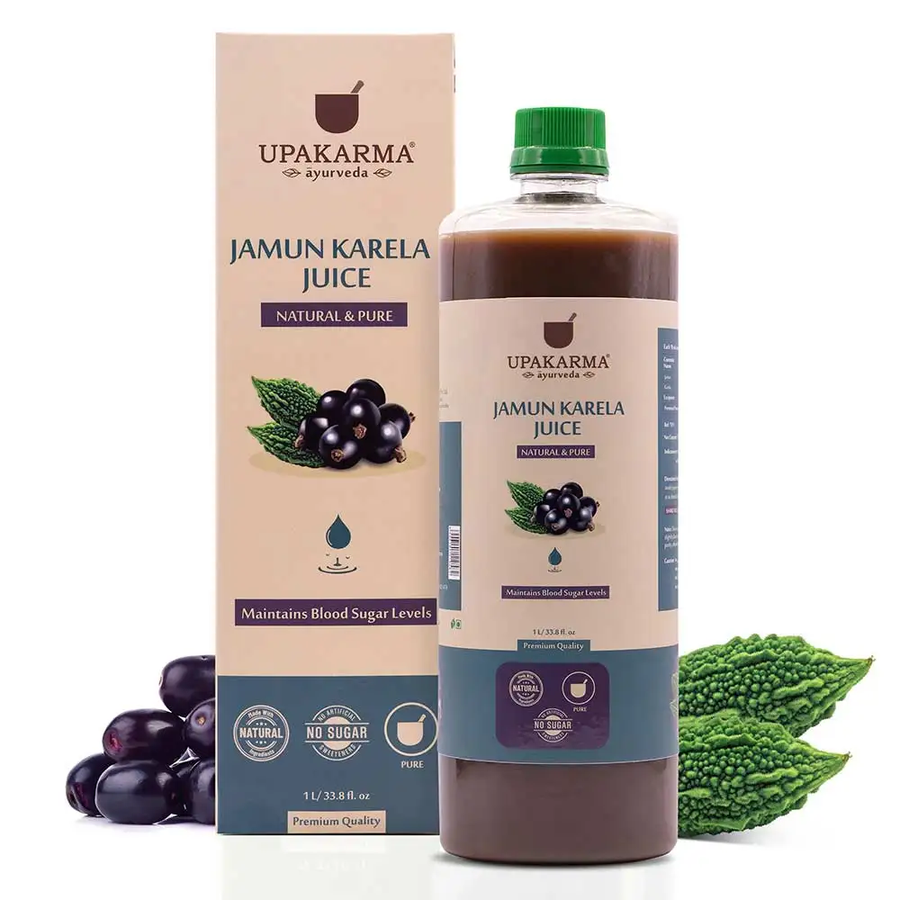 Upakarma Ayurveda Jamun Karela Juice,  Natural  1 L