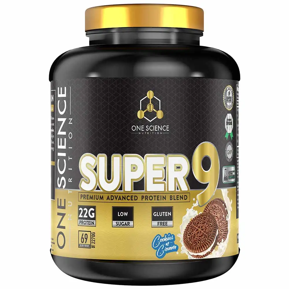 One Science Super 9 - Premium Advance Protein Blend,  5 lb  Cookies & Cream