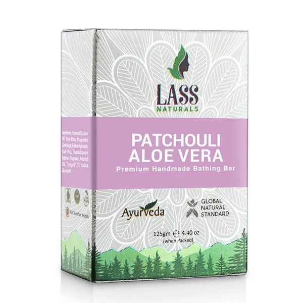 Lass Naturals Patchouli With Aloe Vera Soap