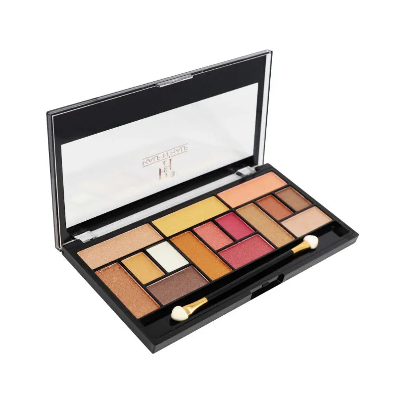 Half N Half HD Pro Looks Eyeshadow & Highlighter Makeup Kit Multicolor Palette 03