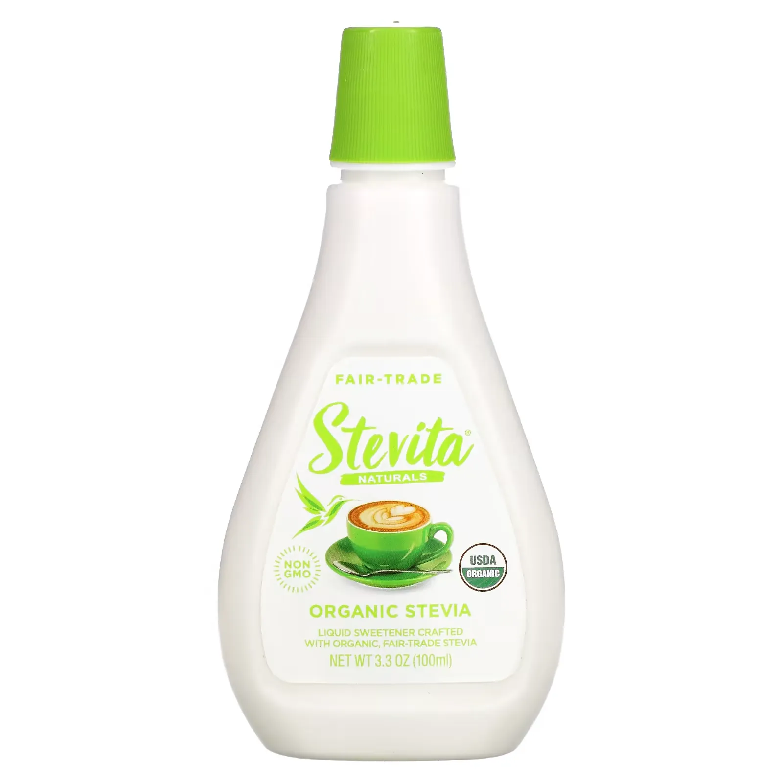 Organic Stevia, Liquid Sweetener, 3.3 oz (100 ml)