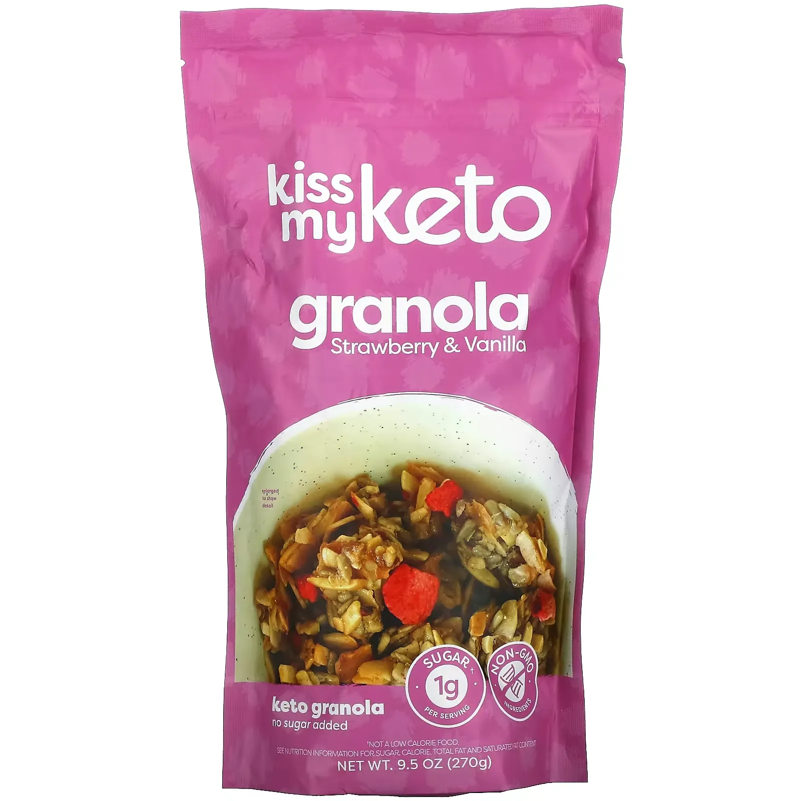 Keto Granola, Strawberry & Vanilla, 9.5 oz (270 g)