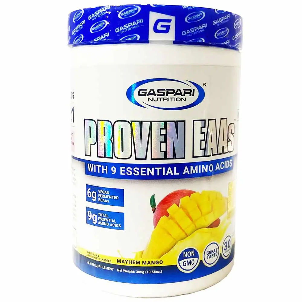 Gaspari Nutrition Proven EAAs,  Mayhem Mango  0.66 lb  30 Servings