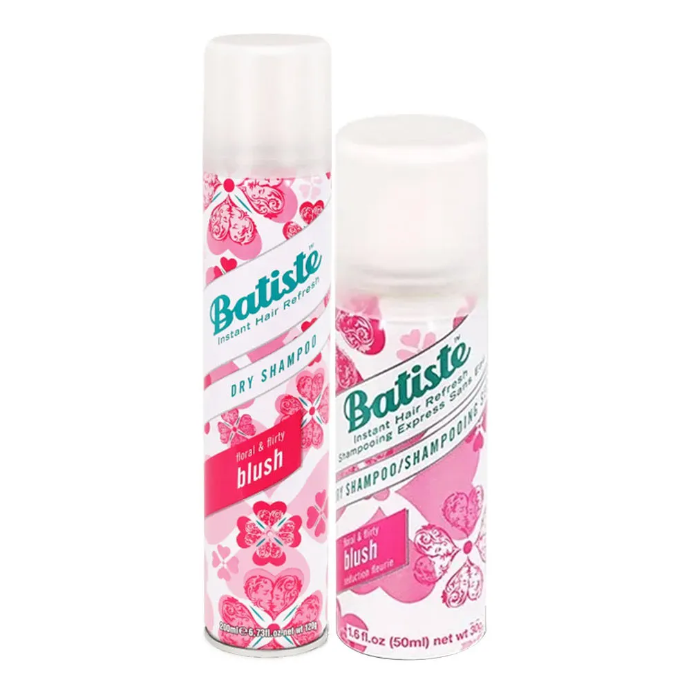 Batiste Dry Shampoo Instant Hair Refresh Floral & Flirty Blush + Mini