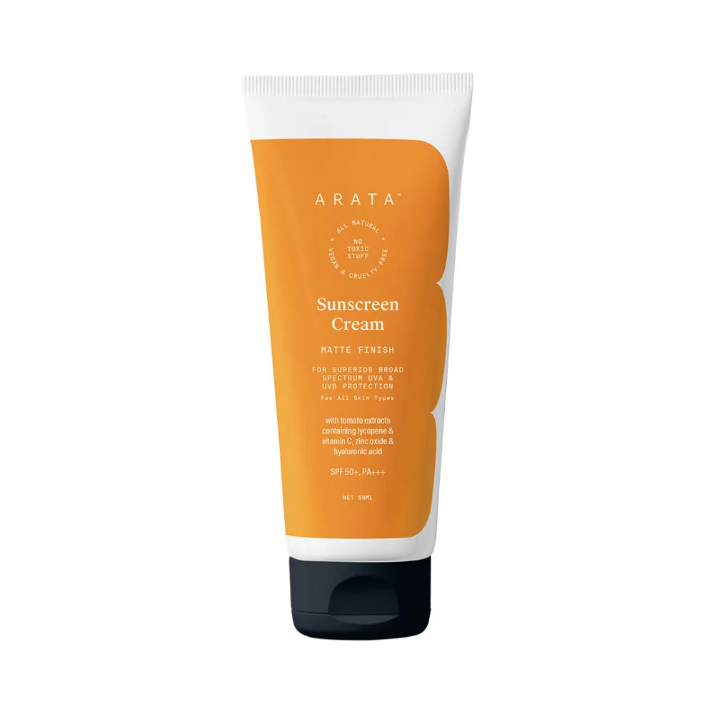 Arata Matte Finish Sunscreen Cream