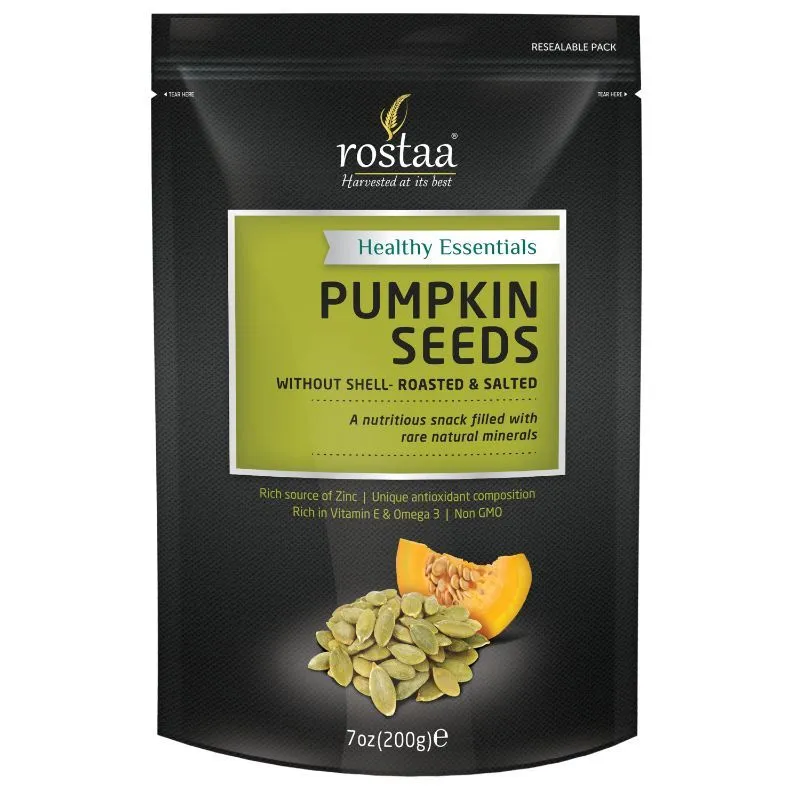 Rostaa Pumpkin Seeds Without Shell Roasted Salted Pouch