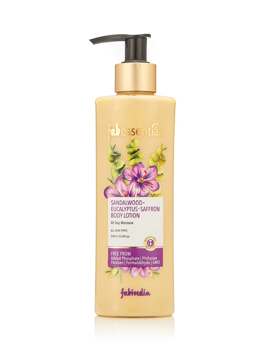 Fabessentials Sandalwood Eucalyptus Saffron Body Lotion