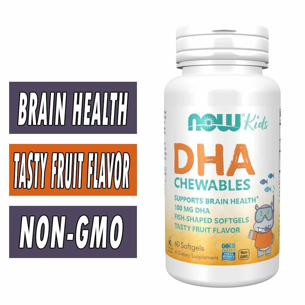 NOW DHA Kids - 60 Softgels