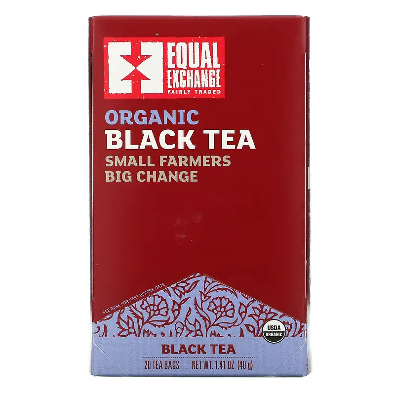 Organic Black Tea, 20 Tea Bags, 1.41 oz (40 g)