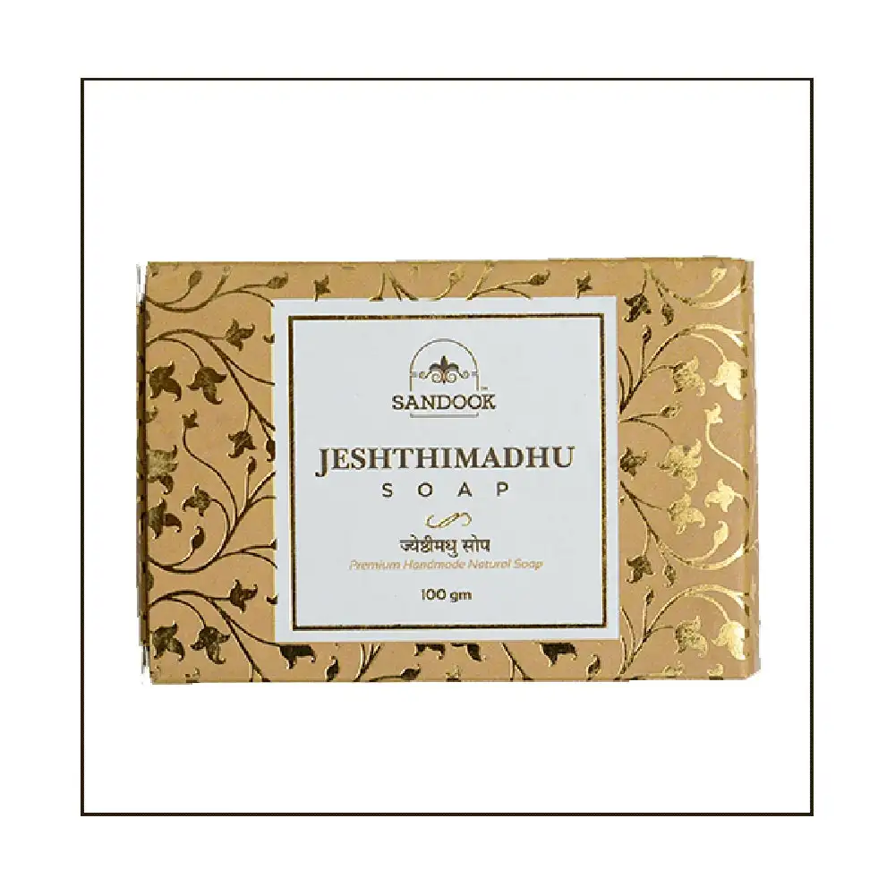 Sandook Sutras Jeshtimadhu Soap,  100 g  All Types of Skin