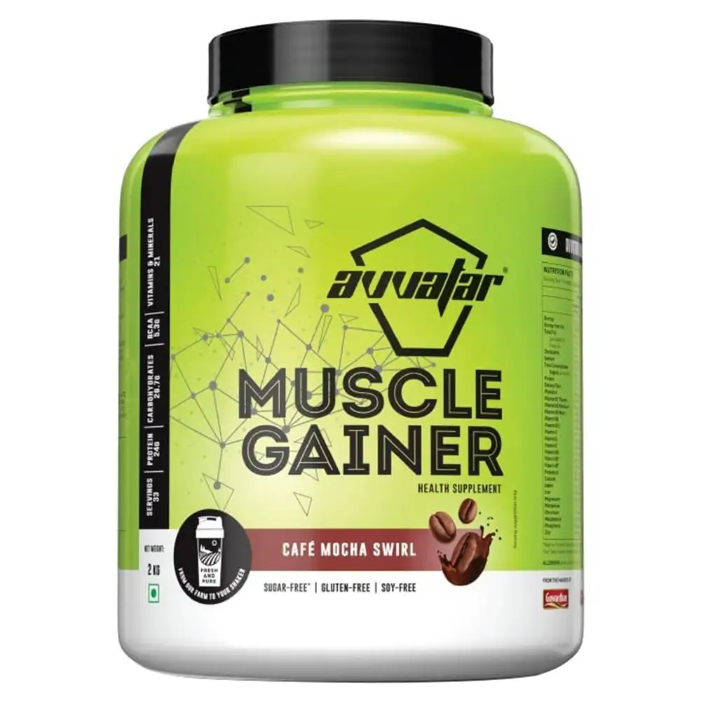 Avvatar Mass Gainer,  4.4 lb  Cafe Mocha Swirl